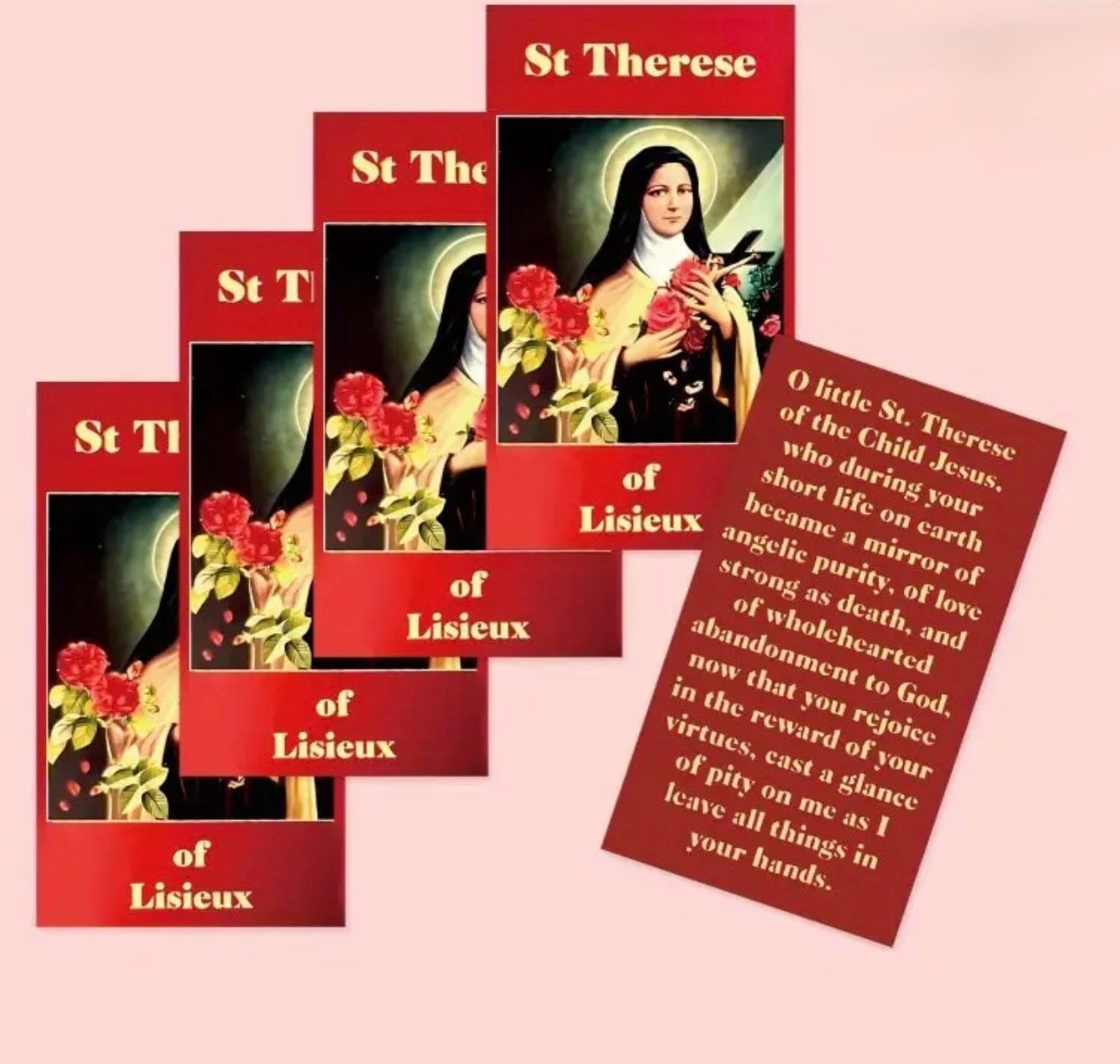 Saint Therese Prayer Card