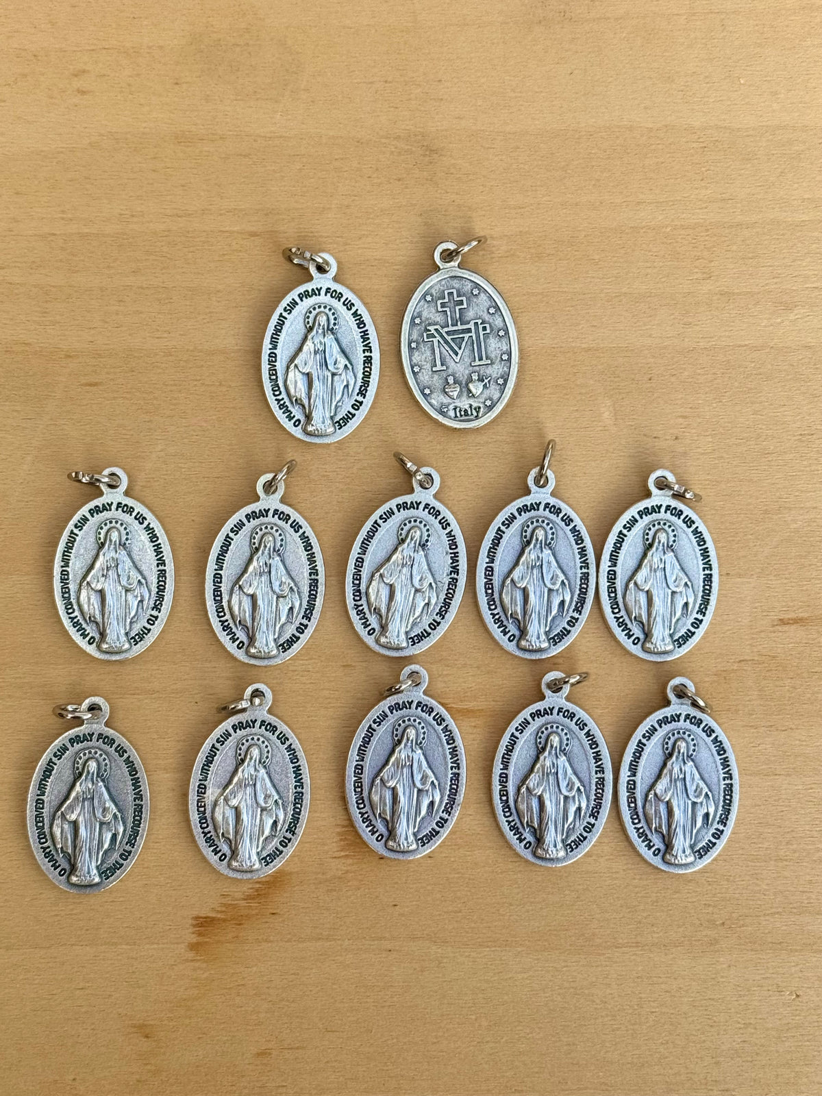 Miraculous Medals 12 PC Made in Italy