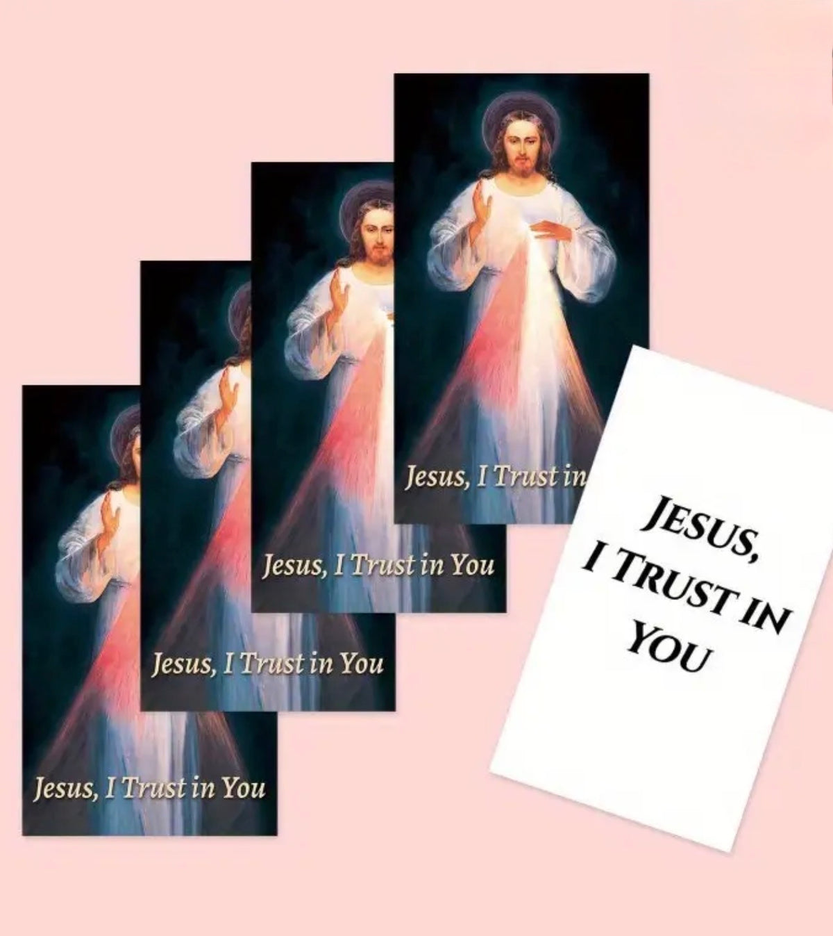 Divine Mercy Jesus Prayer Card