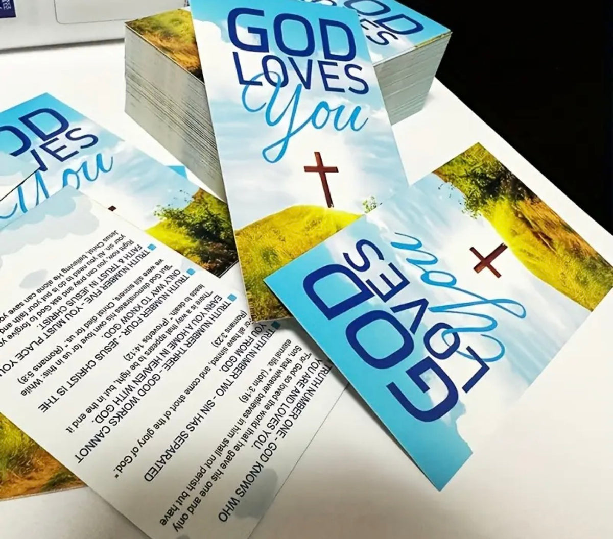 God Loves You Bible Verse Card
