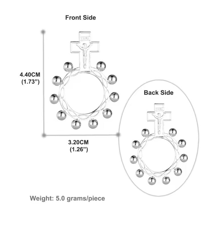 Silver Rosary Ring