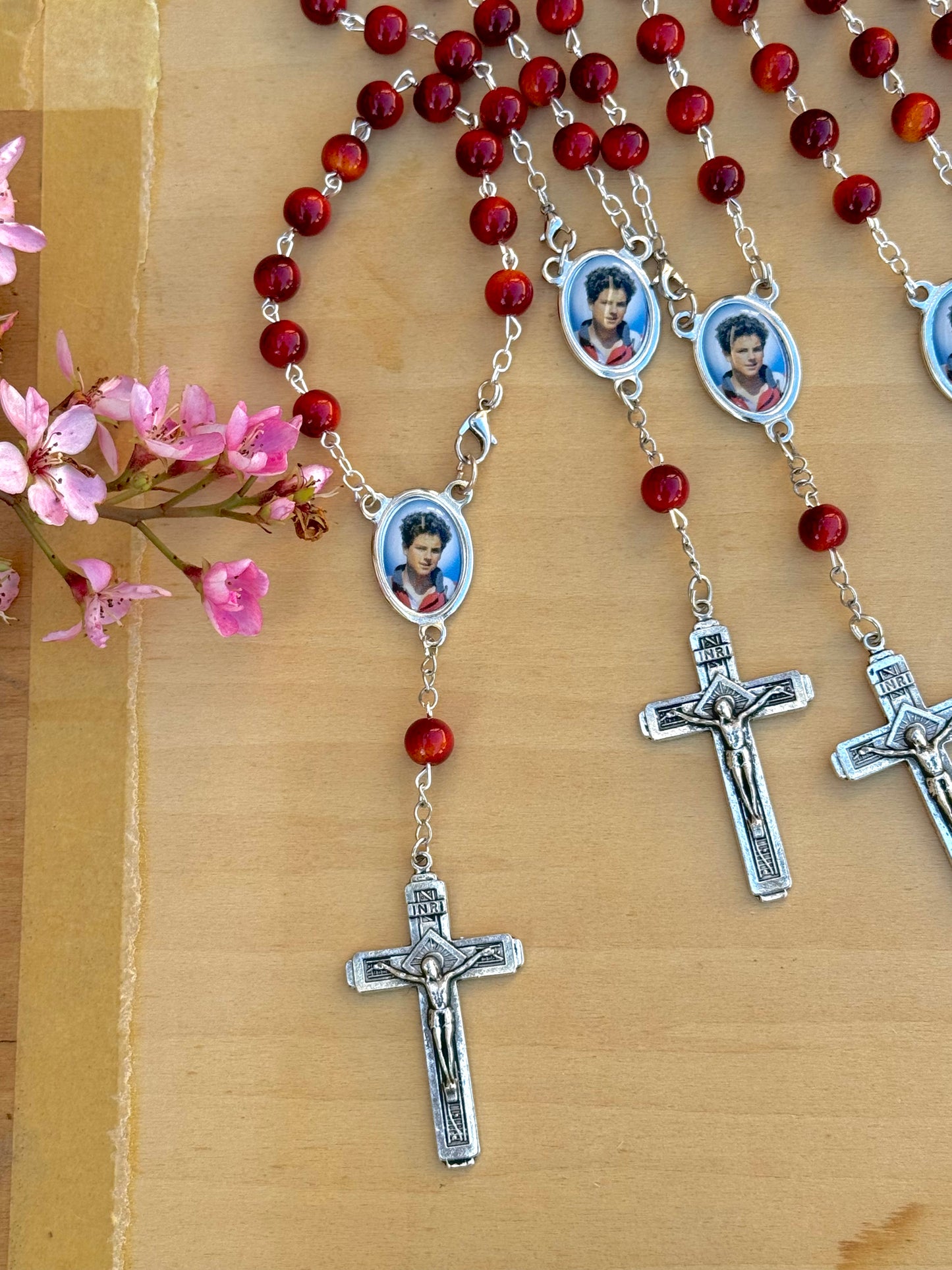 Saint Carlo Acutis Rosary Handmade