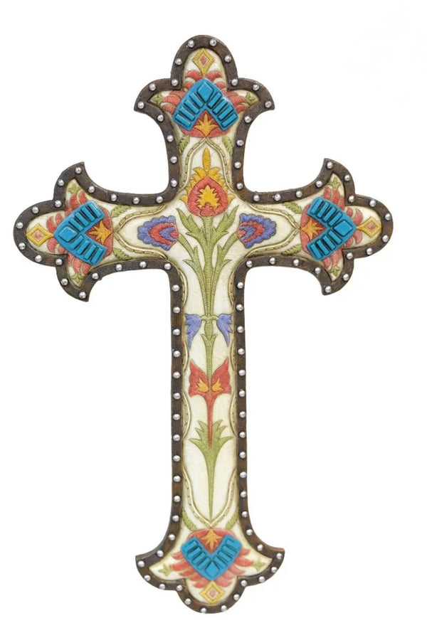 Southwestern Flowers Floral
Hanging Wall Cross