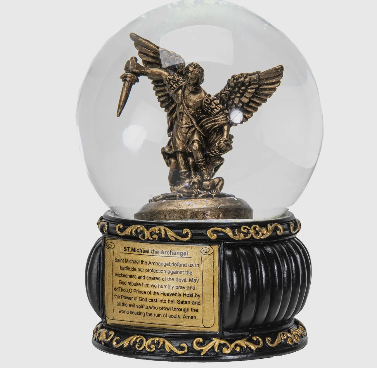 Saint Michael Water Globe