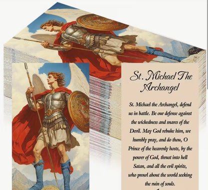 Saint Michael Prayer Card