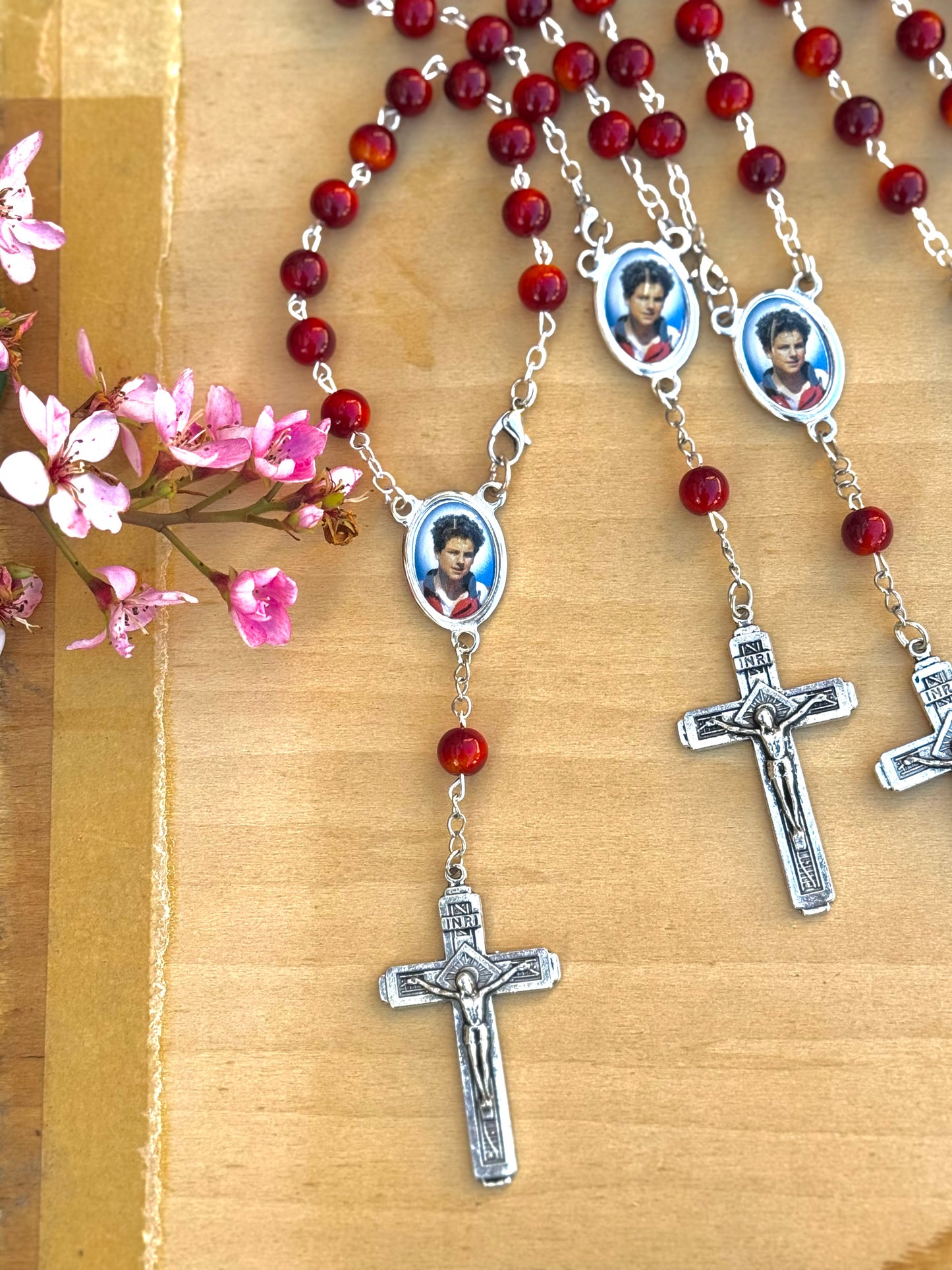 Saint Carlo Acutis Rosary Handmade