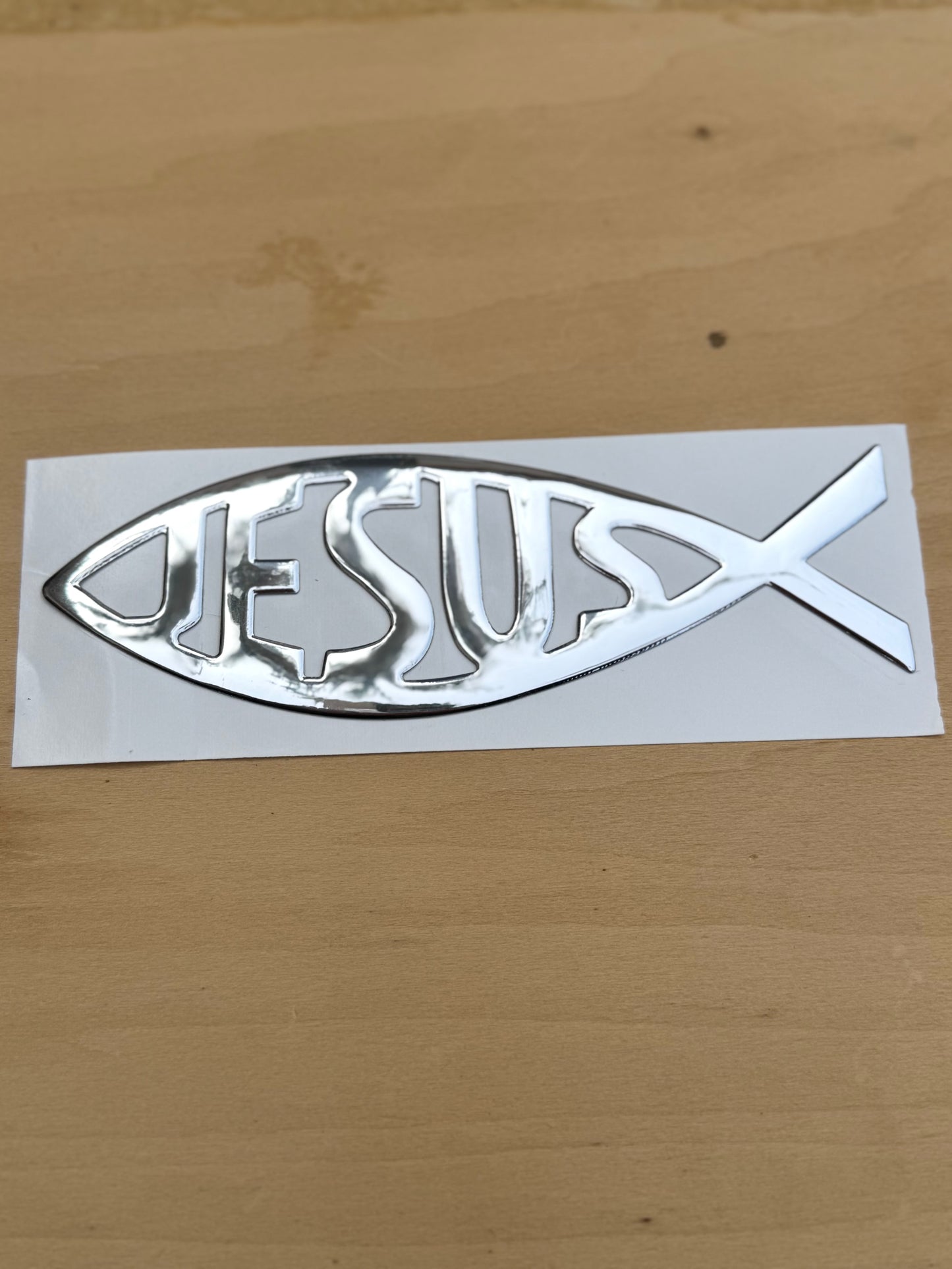 Jesus Fish Sticker The Ichthus Symbol