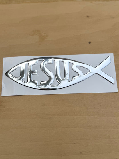 Jesus Fish Sticker The Ichthus Symbol