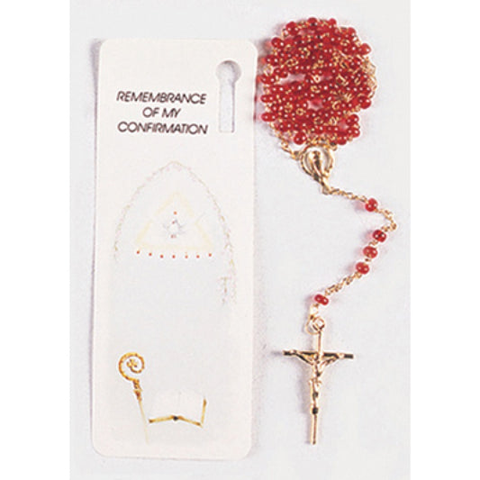 Confirmation Rosary with Bookmark