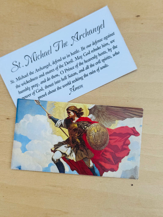 Saint Michael Prayer Card