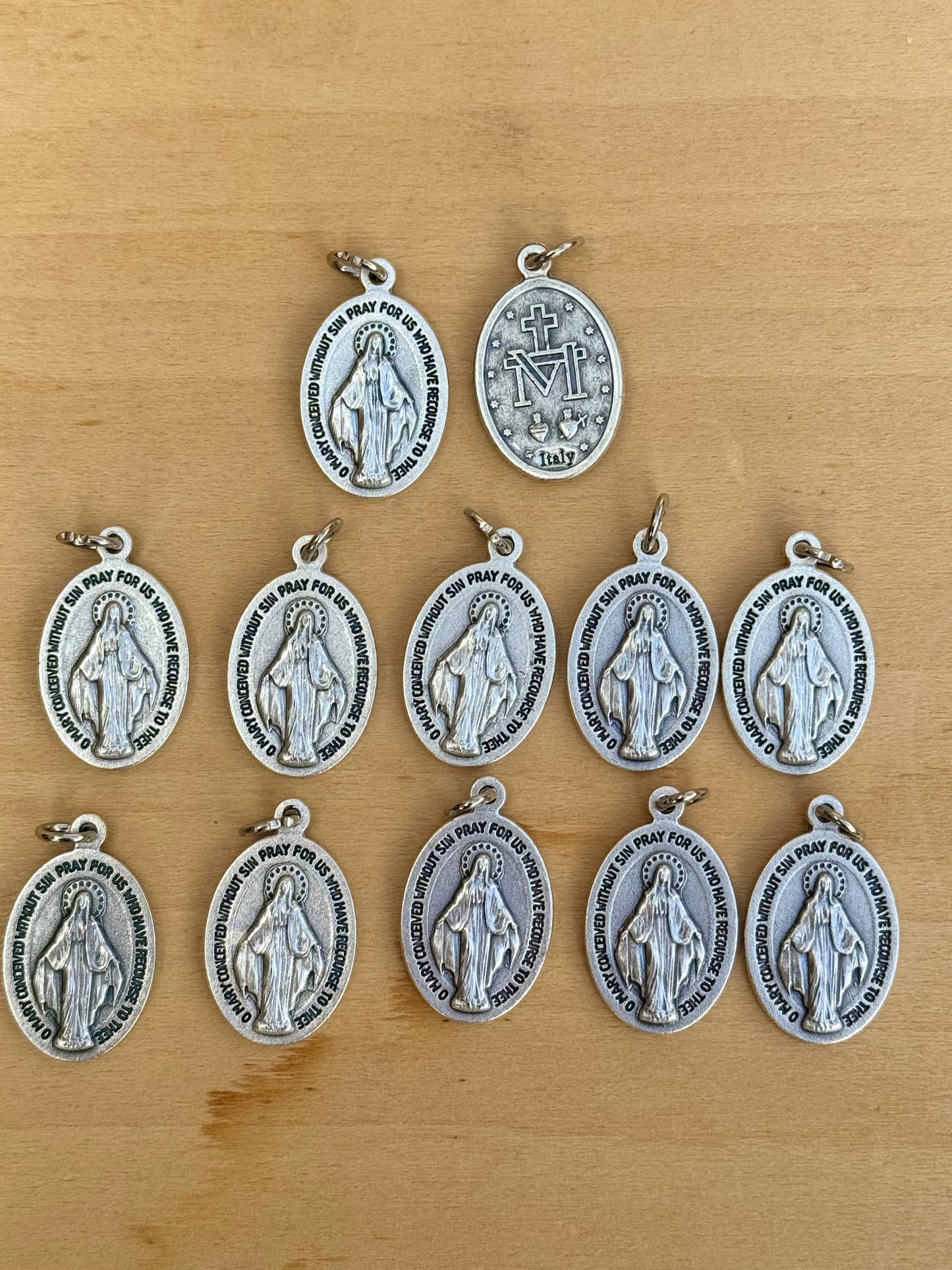 Miraculous Medals 12 PC Made in Italy