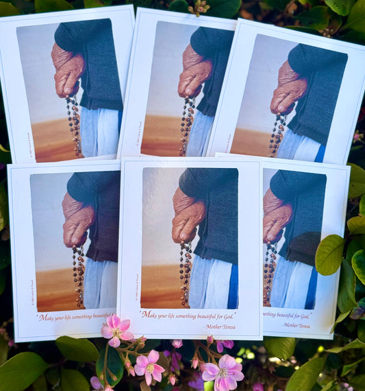 Blessings of Mother Teresa Historical Peace Prayer Card Bundle