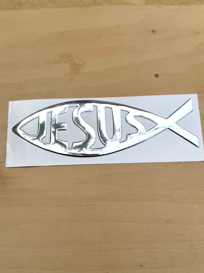 Jesus Fish Sticker The Ichthus Symbol