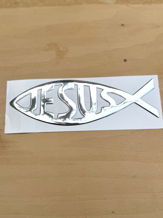 Jesus Fish Sticker The Ichthus Symbol