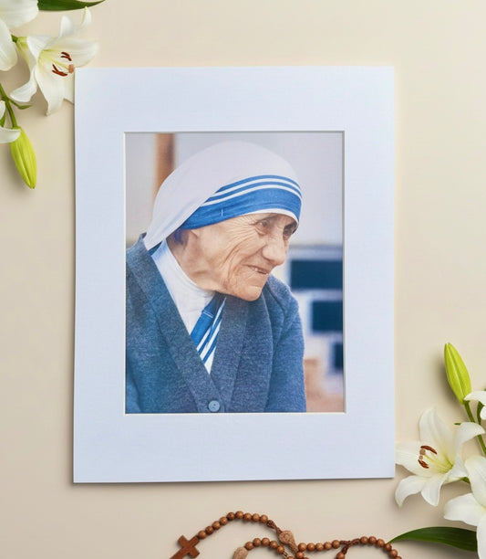 Mother Teresa Photographed Portrait 14x11 Limited Edition