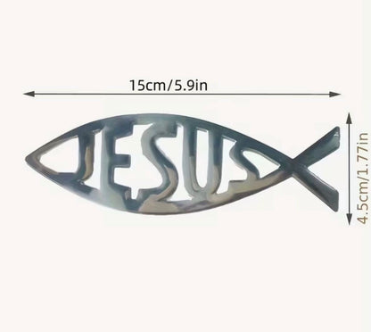 Jesus Fish Sticker The Ichthus Symbol