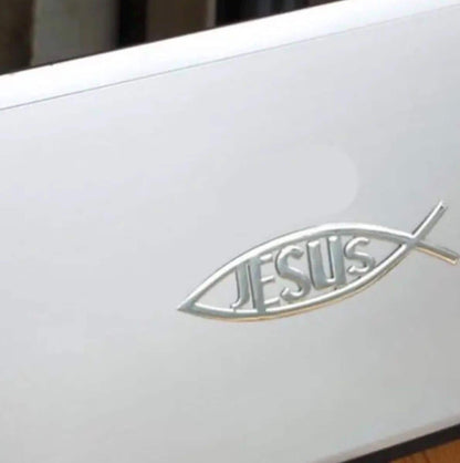 Jesus Fish Sticker The Ichthus Symbol