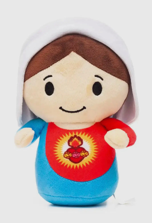 Immaculate Heart Mary Catholic Plush Doll 8”
