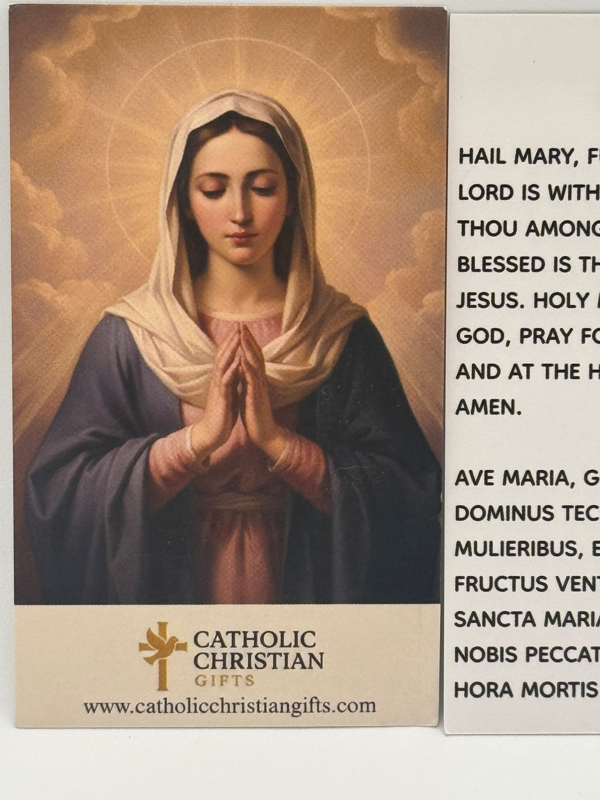 Hail Mary In Latin Ave Maria Latin and English Translation