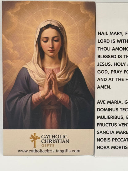 Hail Mary In Latin Ave Maria Latin and English Translation