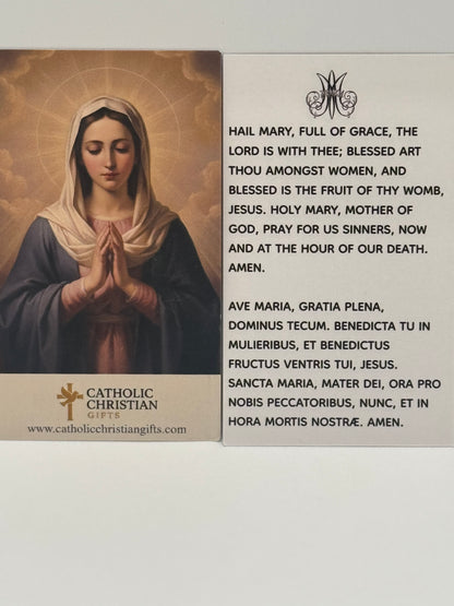 Hail Mary In Latin Ave Maria Latin and English Translation