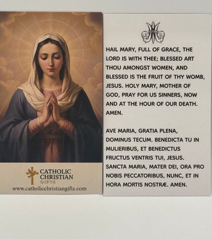 Hail Mary In Latin Ave Maria Latin and English Translation