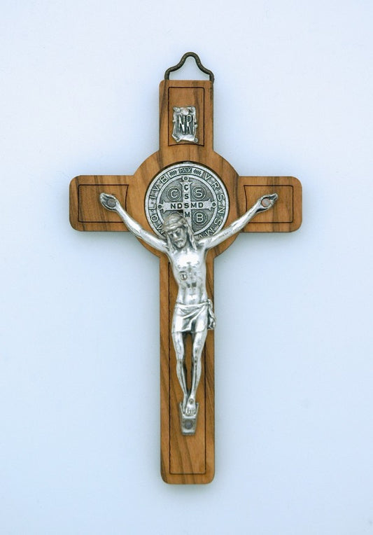 Italian St. Benedict Wall Cross Accent