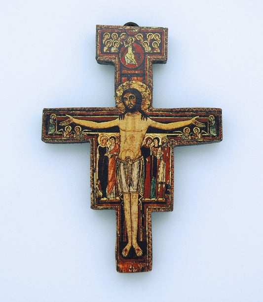 Greek San Damiano Wall Cross Accent