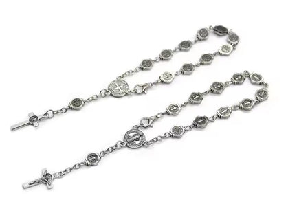 Saint Benedict One Decade Rosary with Clasp