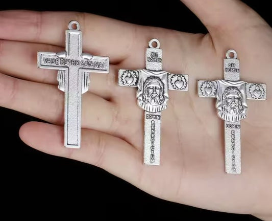 Holy Face Shroud of Turin Holy Heart Crucifix