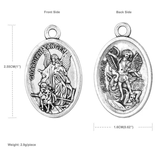 Saint Michael and Guardian Angel Medal