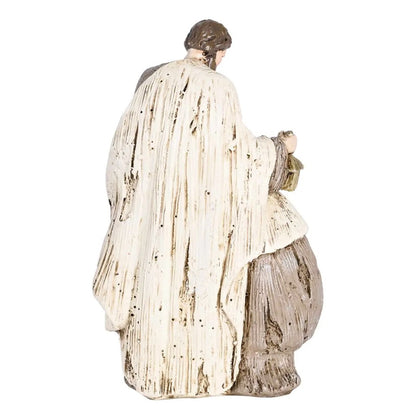Nativity 1 Piece 5.25H Wood Look