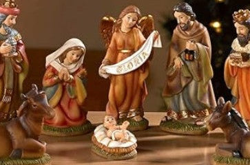 4.5" H 11-Piece Nativity Set