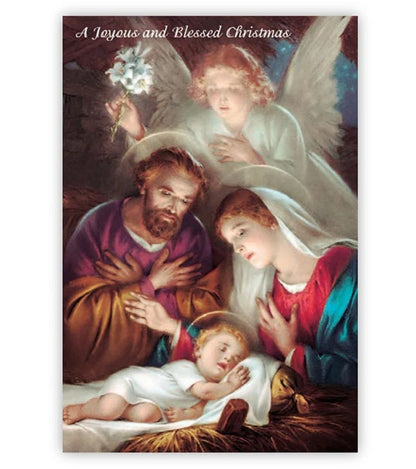 Boxed Christmas Cards - Nativity (4 Asst) - 12 cards/bx