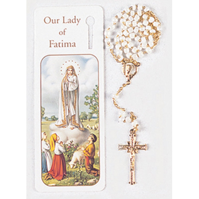 Our Lady of Fatima Rosary with Bookmark
