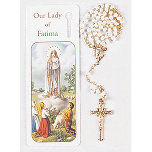 Our Lady of Fatima Rosary with Bookmark