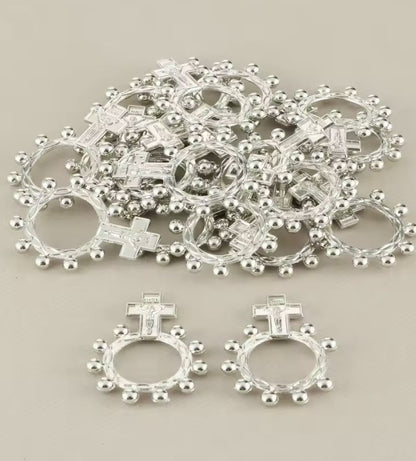Silver Rosary Ring
